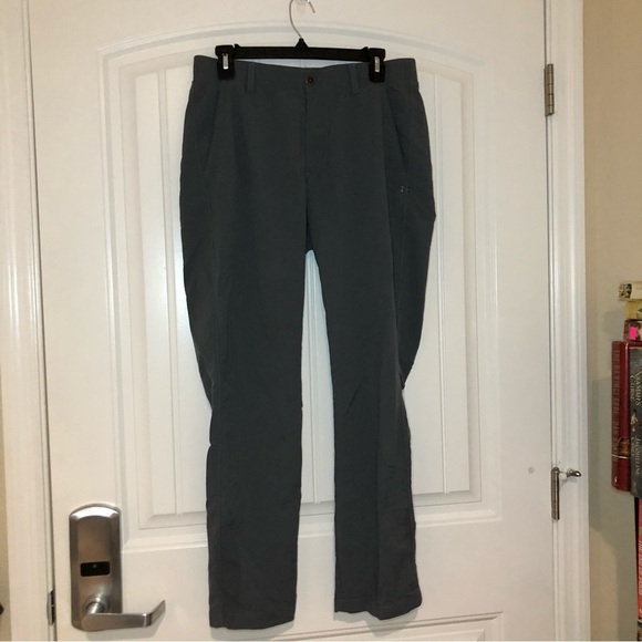 Under Armour Gray Track Pants Size 32/30 - Picture 1 of 9
